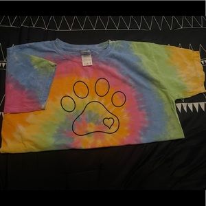 Paw tie dye Adult sizes